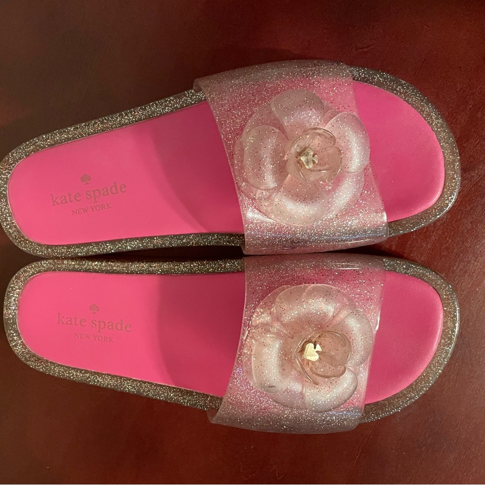Kate Spade Pink Glitter Sandals